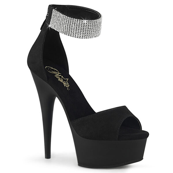 6" Heel, 1 3/4" PF d'Orsay Sandal w/ RS, Back Zip