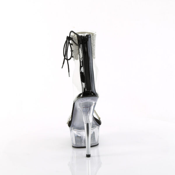 6" Heel, 1 3/4" PF Ankle Cuff Sandal w/RS, Back Zip - Image 4
