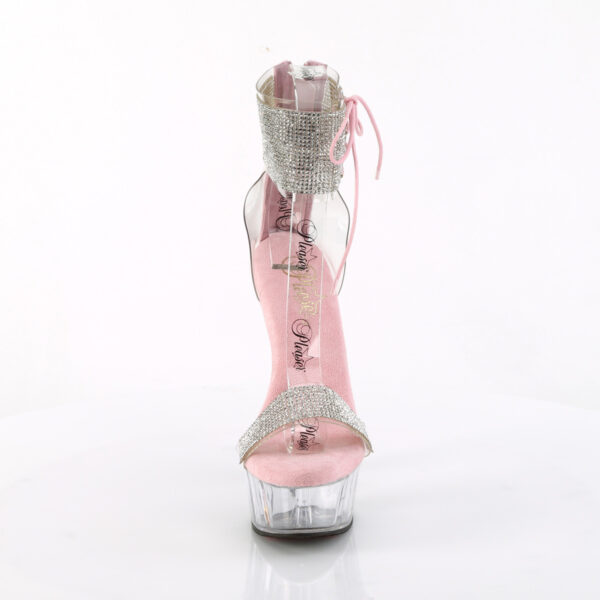 6" Heel, 1 3/4" PF Ankle Cuff Sandal w/RS, Back Zip - Image 2