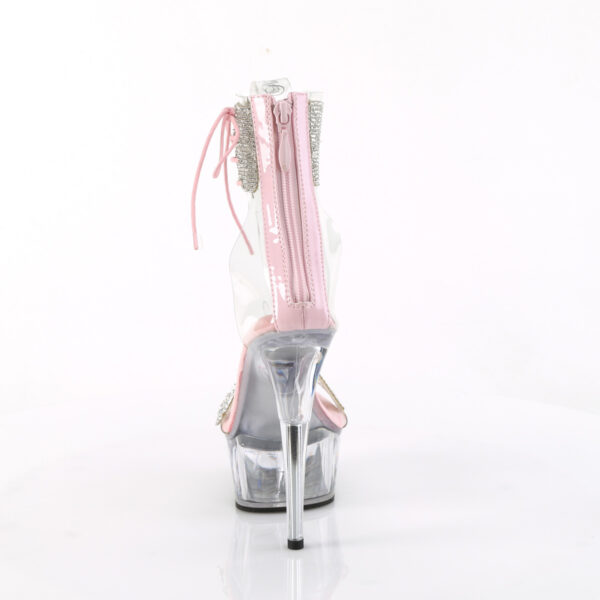 6" Heel, 1 3/4" PF Ankle Cuff Sandal w/RS, Back Zip - Image 4