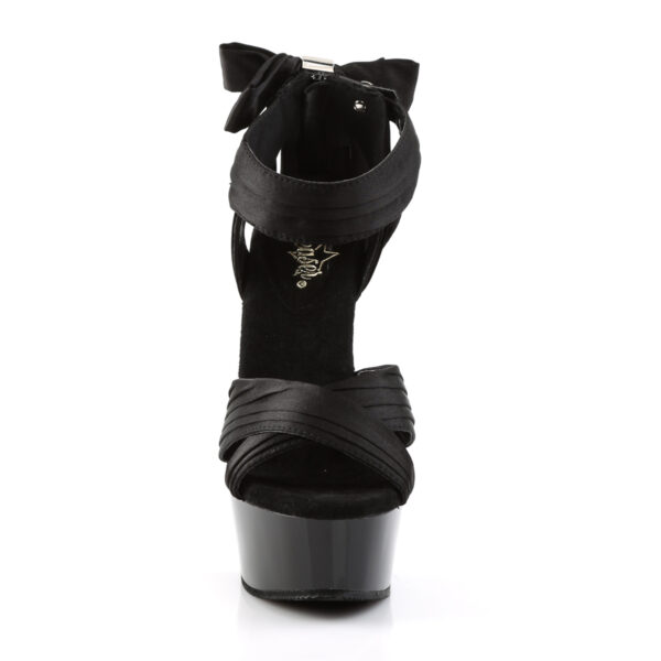 6" Heel, 1 3/4" PF Criss-Cross Straps Close Back Sandal - Image 2