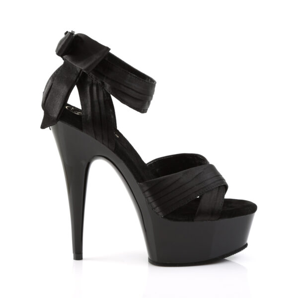 6" Heel, 1 3/4" PF Criss-Cross Straps Close Back Sandal - Image 5