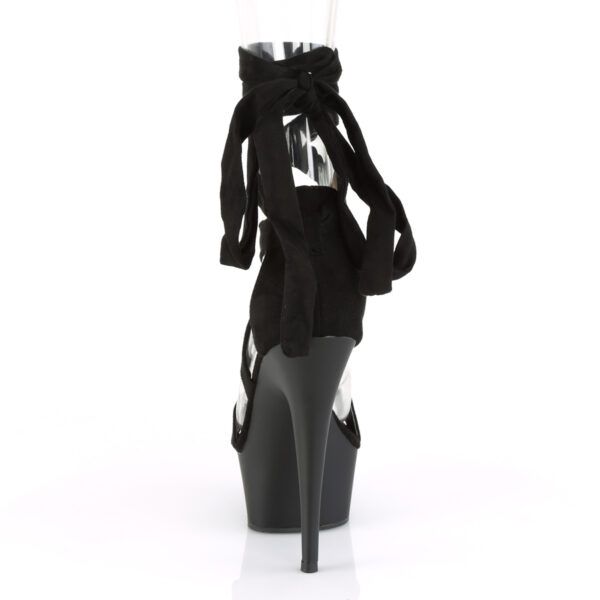 6" Heel, 1 3/4" PF Criss Cross Ankle Wrap Sandal - Image 4