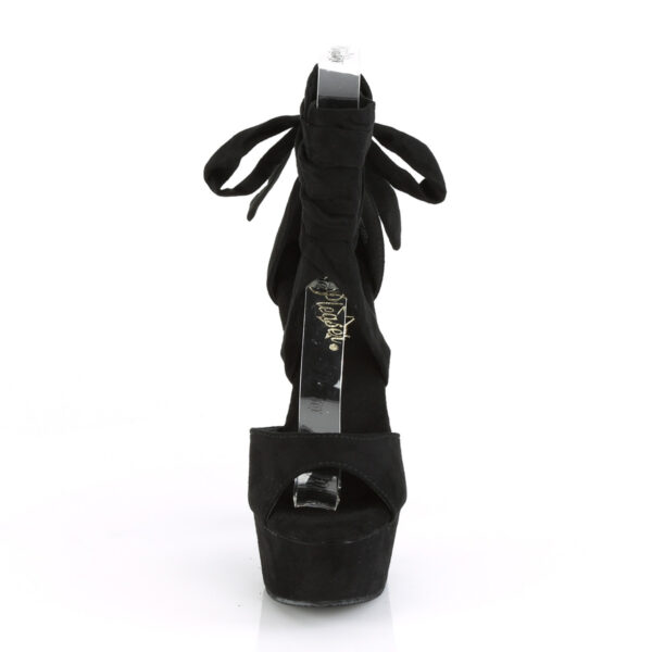 6" Heel, 1 3/4" PF Criss Cross Ankle Wrap Sandal - Image 2