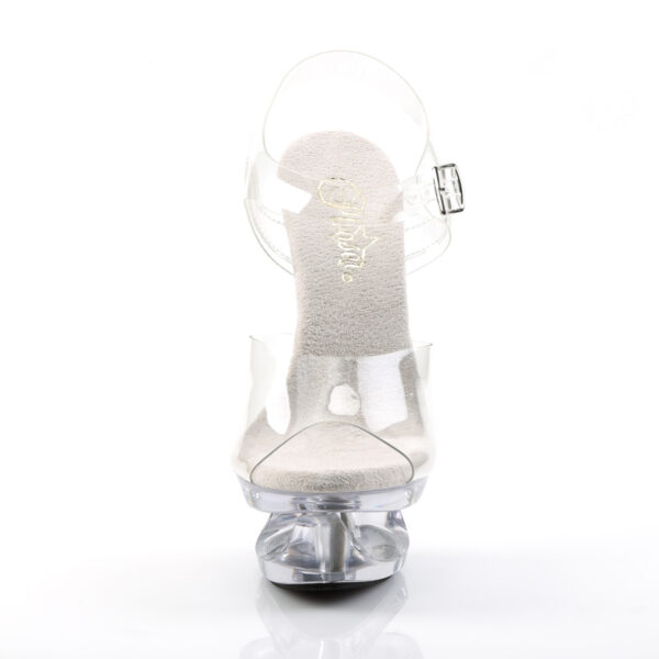 6 1/2" Heel, 1 3/4" Cut-Out PF Ankle Strap Sandal - Image 2