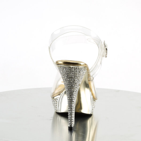 **4 1/2" Heel, 1" PF Ankle Strap Sandal W/ RS - Image 4