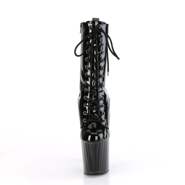 8" Heel, 3 3/4" PF Lace-Up Ankle Boot, Side Zip - Image 2
