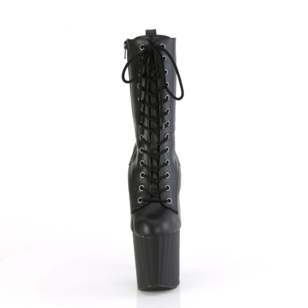 8" Heel, 3 3/4" PF Lace-Up Ankle Boot, Side Zip - Image 2