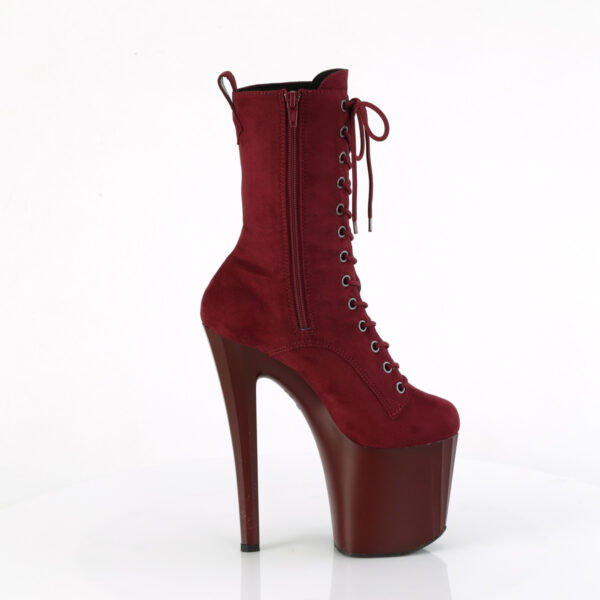8" Heel, 3 3/4" PF Lace-Up Ankle Boot, Side Zip - Image 5