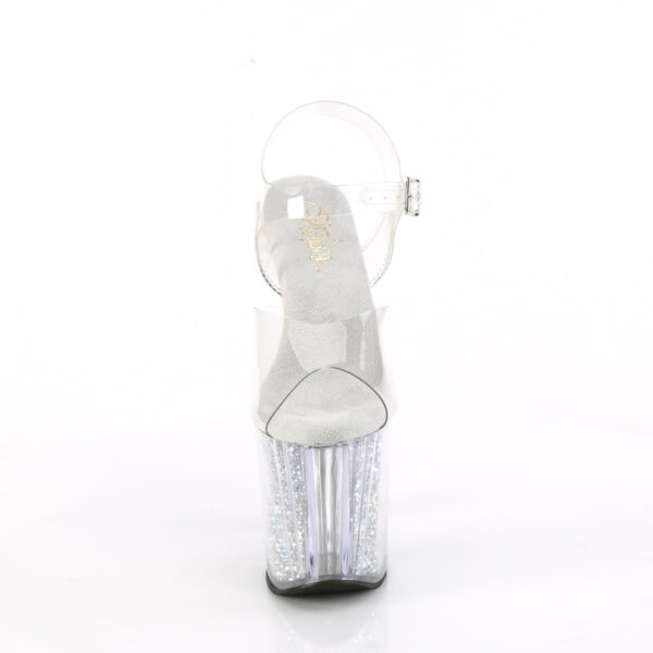 8" Heel, 3 3/4" PF Ankle Strap Sandal w/RS Inserts - Image 2