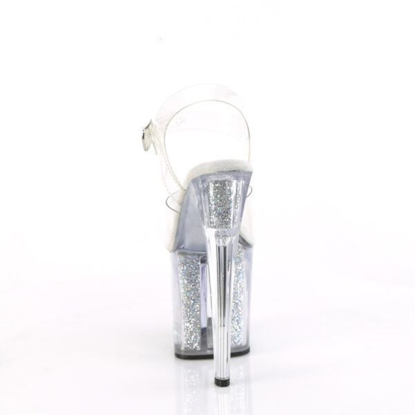 8" Heel, 3 3/4" PF Ankle Strap Sandal w/RS Inserts - Image 4