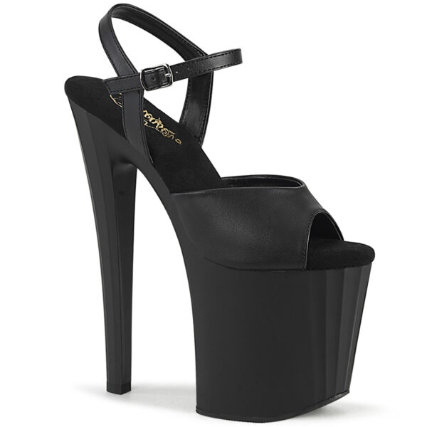 8" Heel, 3 3/4" PF Ankle Strap Sandal