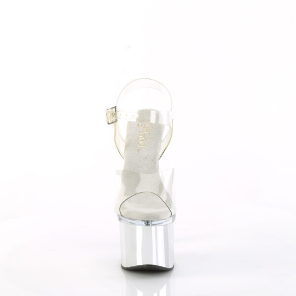 7" Heel, 3" PF Ankle Strap Sandal - Image 2