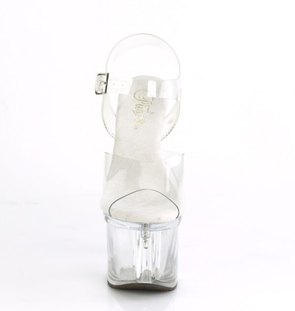 7" Heel, 3" PF Ankle Strap Sandal - Image 2