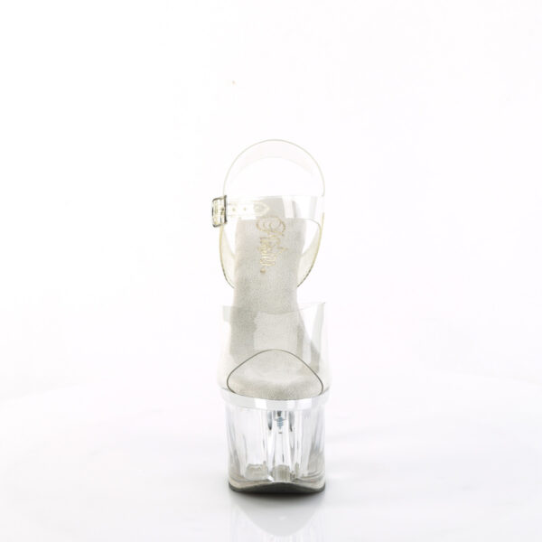 7" Heel, 3" PF Ankle Strap Sandal - Image 2