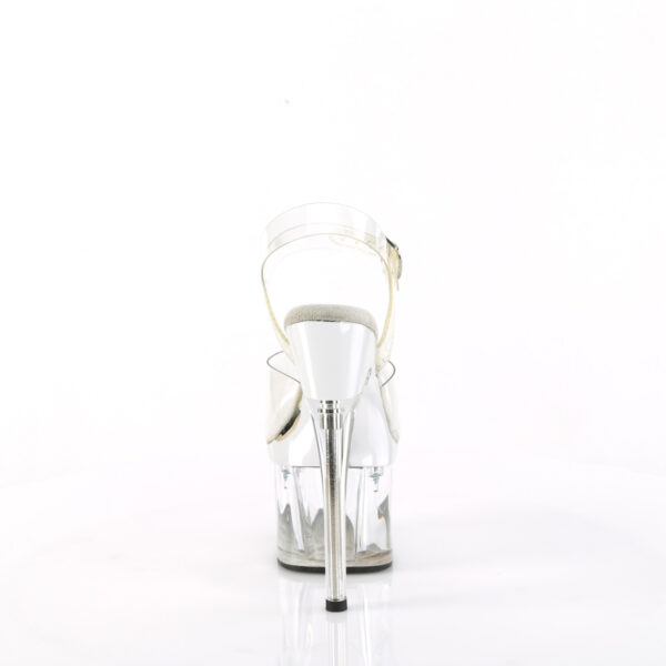 7" Heel, 3" PF Ankle Strap Sandal - Image 4