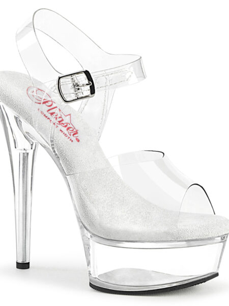 6″ Heel, 1 3/4″ PF Ankle Strap Sandal — Pleasure Zone Houston
