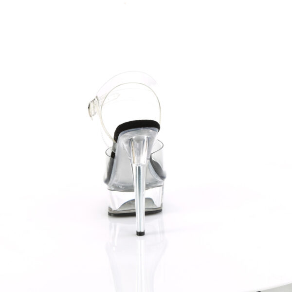 6" Heel, 1 3/4" PF Comfort Width Ankle Strap Sandal - Image 4