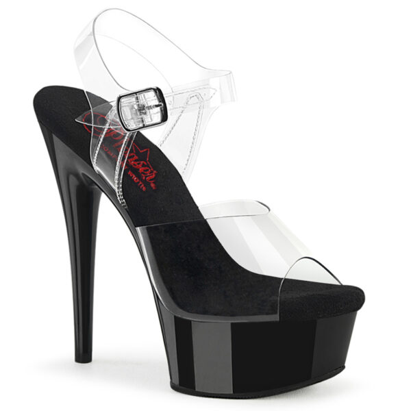 6" Heel, 1 3/4" PF Comfort Width Ankle Strap Sandal