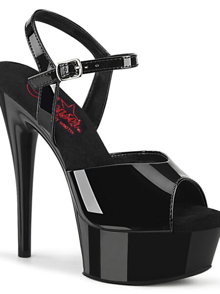 6" Heel, 1 3/4" PF Ankle Strap Sandal