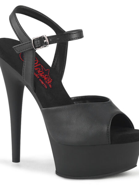 6" Heel, 1 3/4" PF Comfort Width Ankle Strap Sandal