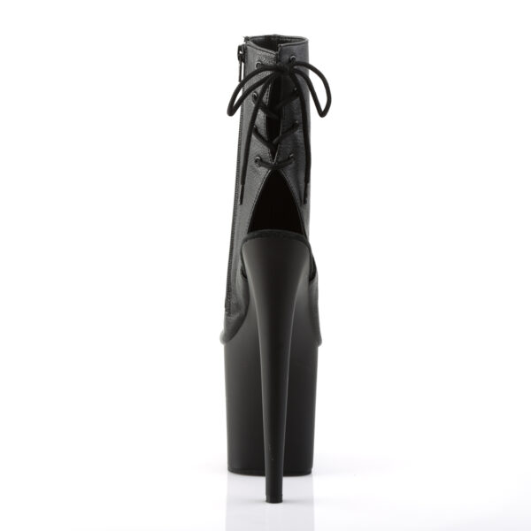 8" Heel, 4" PF Open Toe/Heel Ankle Boot, Side Zip - Image 4
