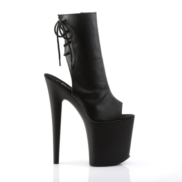 8" Heel, 4" PF Open Toe/Heel Ankle Boot, Side Zip - Image 5