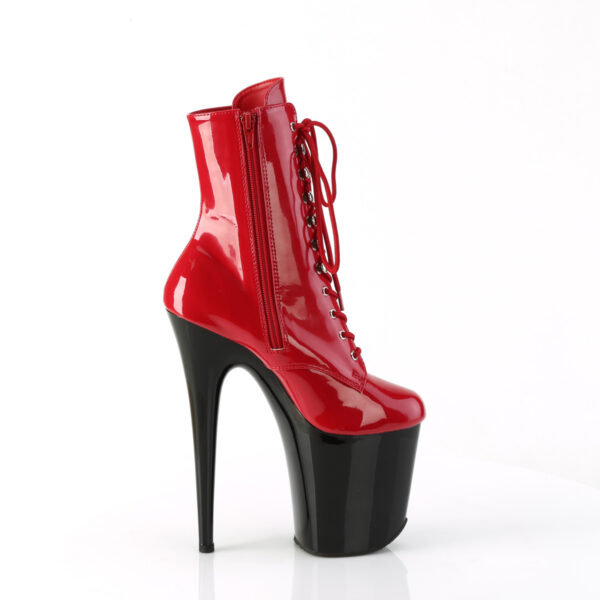 8" Heel, 4" PF Lace-Up Front Ankle Boot, Side Zip - Image 5
