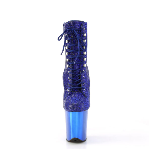 8" Heel , 4" PF Lace-Up RS Embellished Ankle Boot, Side Zip - Image 2