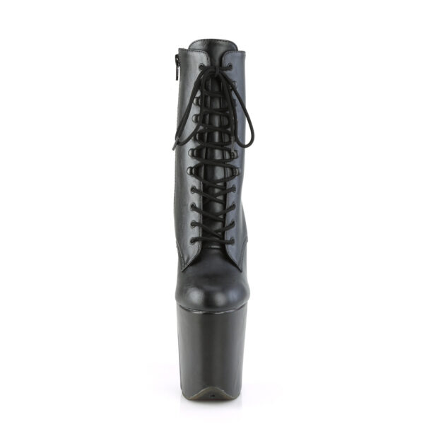 8" Heel, 4" PF Lace-Up Front Ankle Boot, Side Zip - Image 2