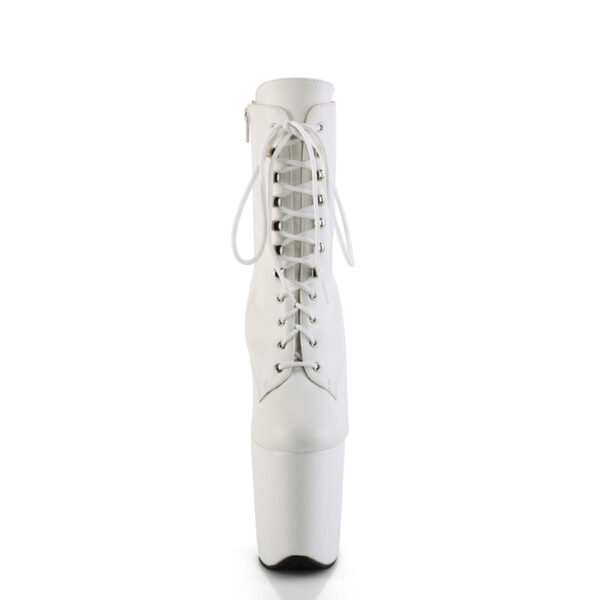 8" Heel, 4" PF Lace-Up Front Ankle Boot, Side Zip - Image 2