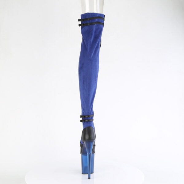 8" Heel, 4" PF Lace-Up Front Thigh, Side Zip - Image 4