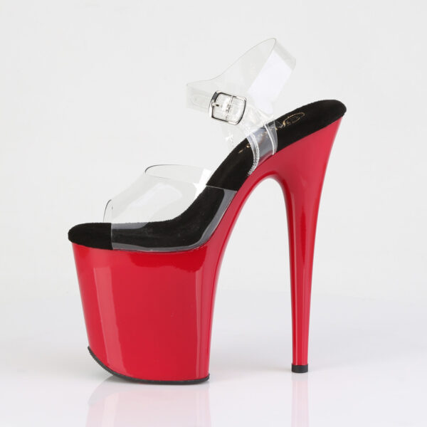 8" Heel, 4" PF Ankle Strap Sandal - Image 3