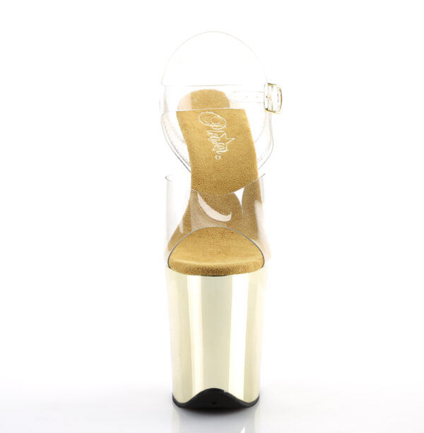 8" Heel, 4" PF Ankle Strap Sandal - Image 2