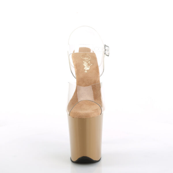 8" Heel, 4" PF Ankle Strap Sandal - Image 2