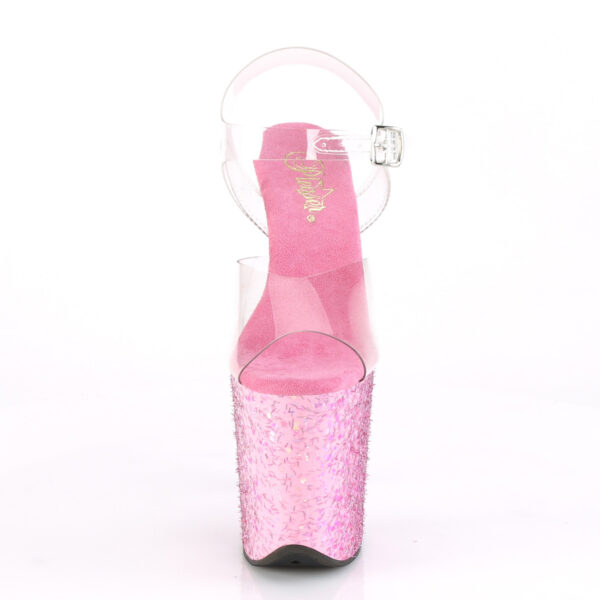8" Heel, 4" PF Ankle Strap Sandal - Image 2