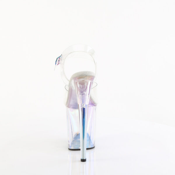 8" Heel, 4" PF Ankle Strap Sandal - Image 4