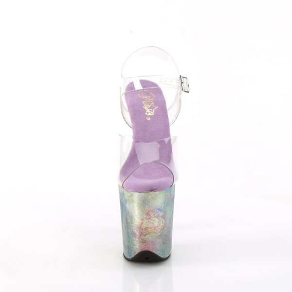 8" Heel, 4" PF Ankle Strap Sandal - Image 2