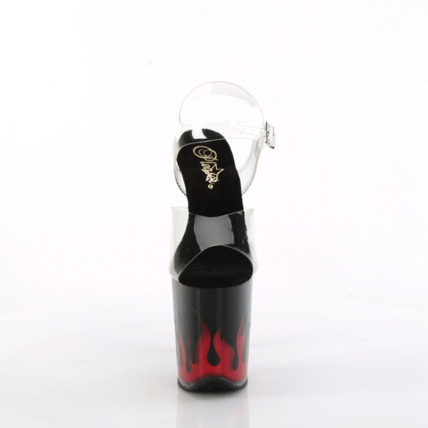 8" Heel, 4" PF LED Illuminated Ankle Strap Sandal - Image 2