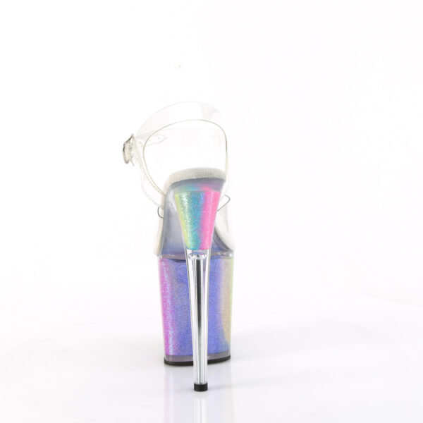 8" Heel, 4" PF Ankle Strap Sandal - Image 4