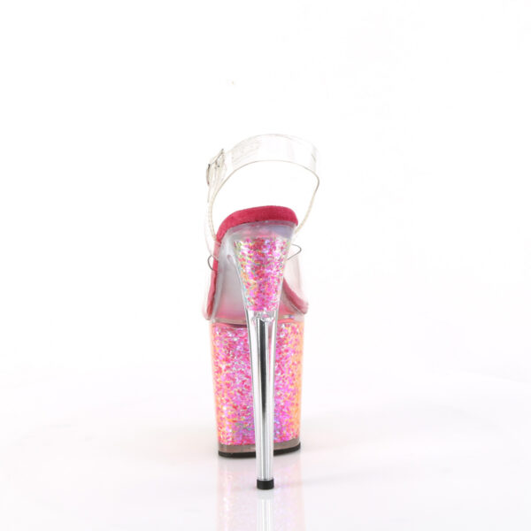 8" Heel, 4" PF Ankle Strap Sandal - Image 4