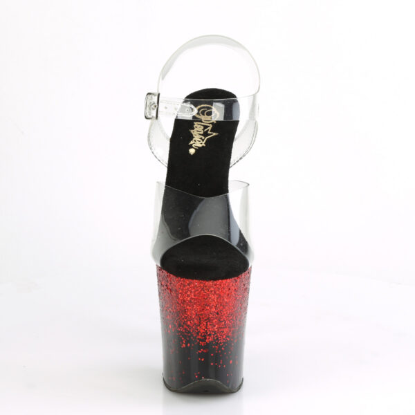 8" Heel, 4" PF Ankle Strap Sandal - Image 2