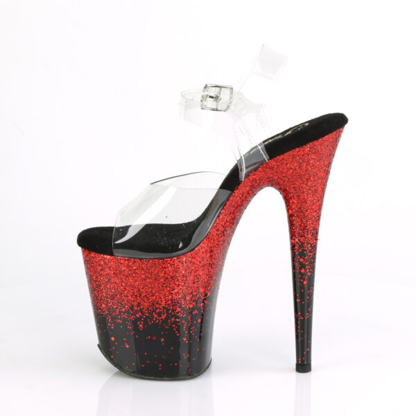 8" Heel, 4" PF Ankle Strap Sandal - Image 3