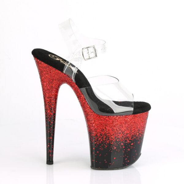 8" Heel, 4" PF Ankle Strap Sandal - Image 5
