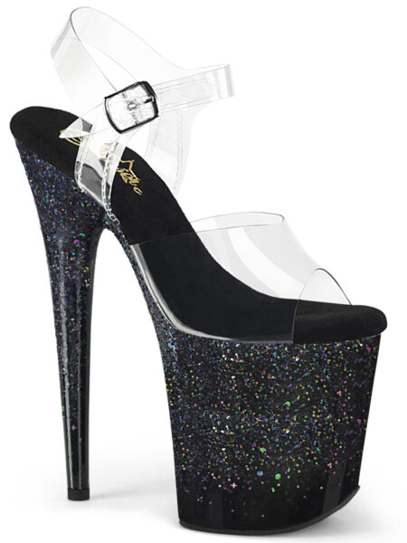 8" Heel, 4" PF Ankle Strap Sandal
