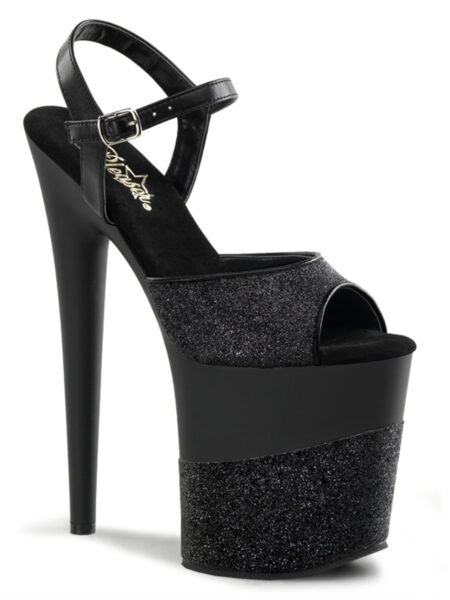 8" Heel, 4" PF Ankle Strap Sandal