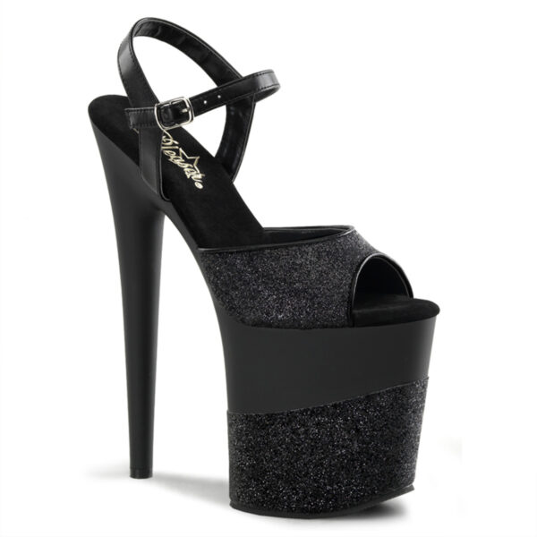 8" Heel, 4" PF Ankle Strap Sandal