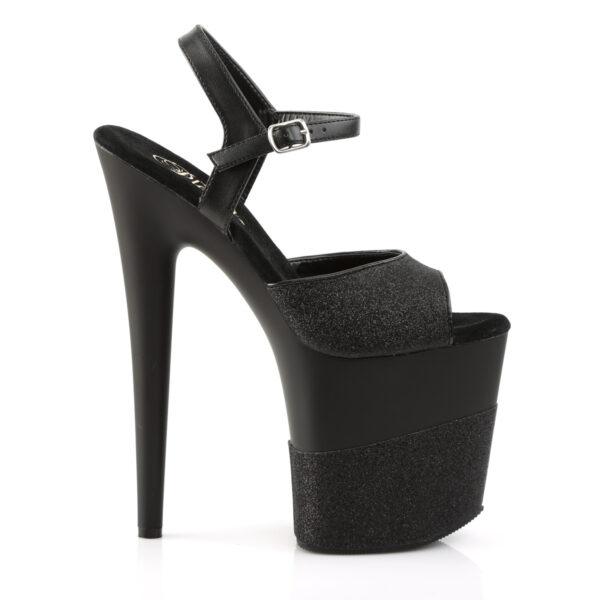 8" Heel, 4" PF Ankle Strap Sandal - Image 5
