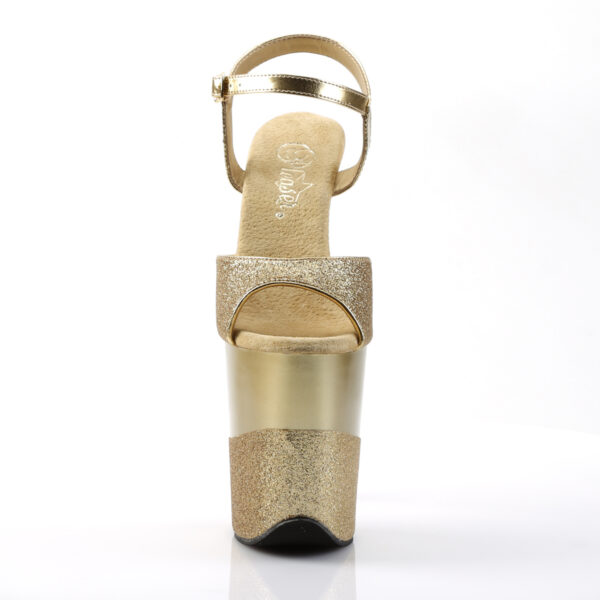 8" Heel, 4" PF Ankle Strap Sandal - Image 2