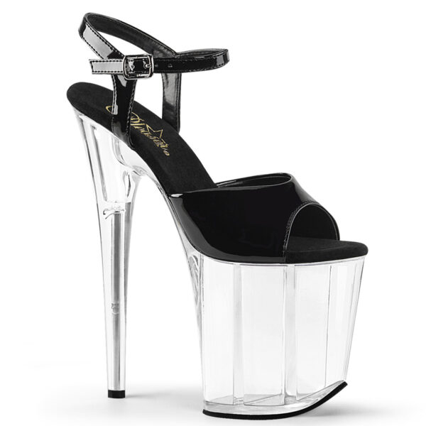 8" Heel, 4" PF Ankle Strap Sandal
